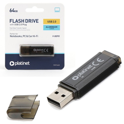 PENDRIVE USB 2.0 V-DEPO 64G BLACK 44536