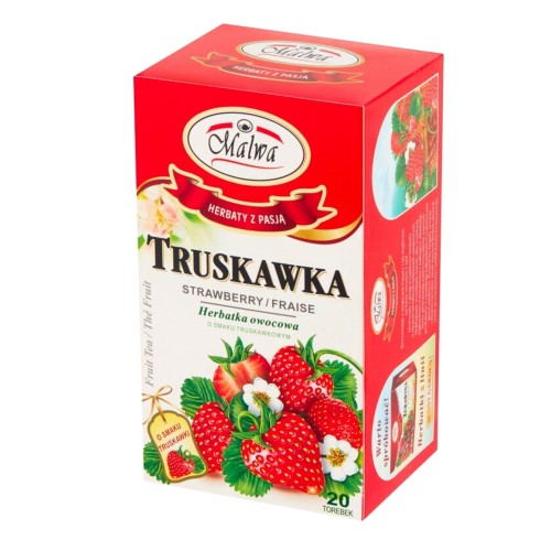 HERBATA OWOCOWA 20TB TRUSKAWKOWA MALWA TEA 