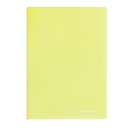 COOLPACK ZESZYT A5 PP LINIA PASTEL POWDER YELLOW