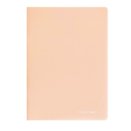 COOLPACK ZESZYT A5 PP LINIA PASTEL POWDER PEACH
