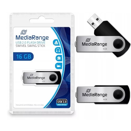 PENDRIVE MEDIARANGE USB 2.0 16GB MR910 
