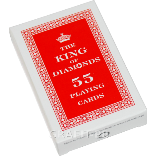 KARTY KING OF DIAMONDS 55 LISTKOWE KT-08709 TREFL